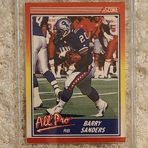 BARRY SANDERS FOOTBALL CARD